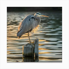 Great Blue Heron Canvas Print