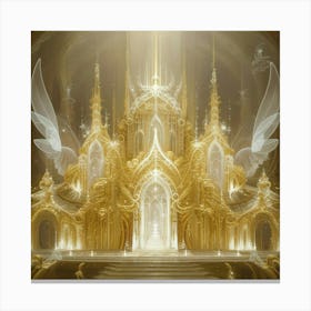 Angelic Castle Canvas Print