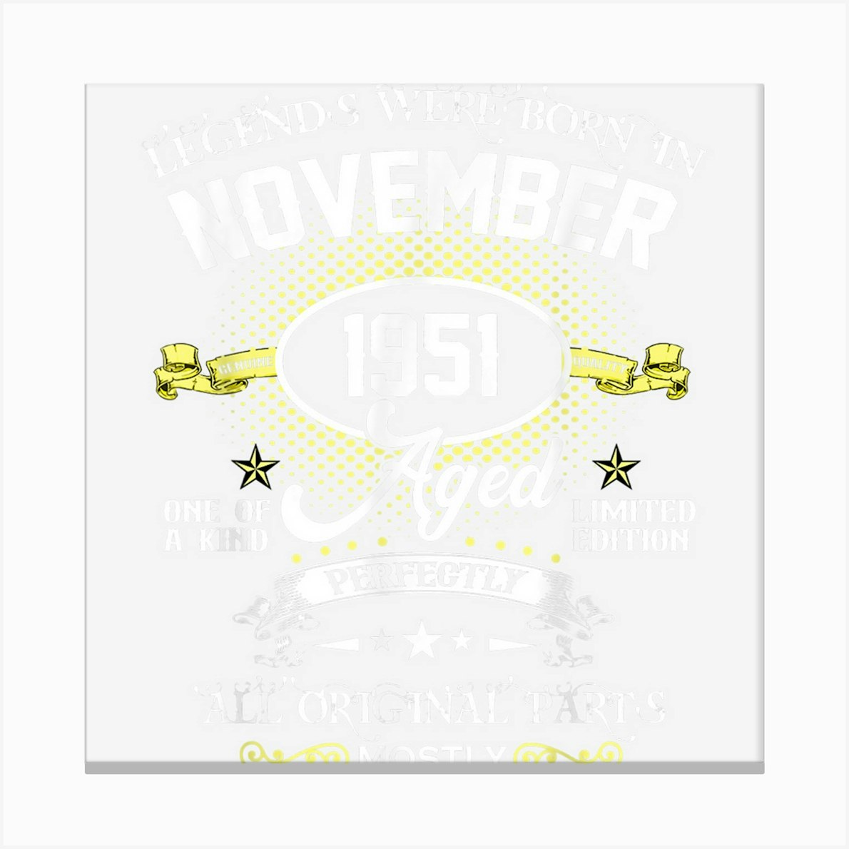 All Original Parts T-Shirt Made In 1951 68th Birthday Gift All Original Parts T-Shirt Made In 1951 68th Birthday Gift