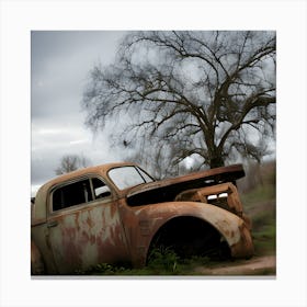 Rusty Old Truck Canvas Print