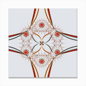 Artwork Fractal Allegory Art Floral Canvas Print