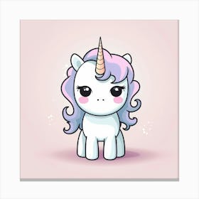 Cute Unicorn 563 Canvas Print