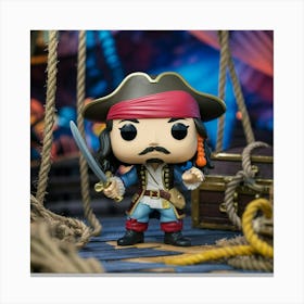 A Vibrant And Colorful Disney Pop Figure Of A Pira Tq8jd0olswsorr8irfpxhw Us7mtgsiroy3wssznc7v Q Canvas Print