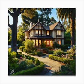 Victorian Home Canvas Print