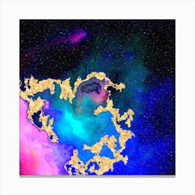 100 Nebulas in Space with Stars Abstract n.107 Canvas Print