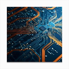 Circuit Board 42 Canvas Print