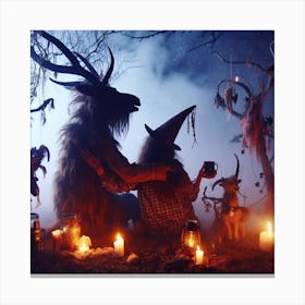 Witches In The Forest Canvas Print