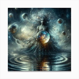 Goddess Of Water Canvas Print