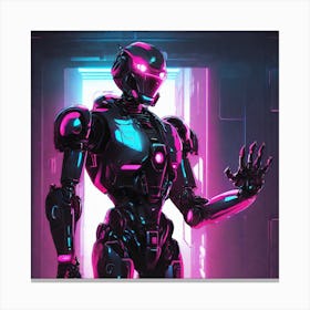 Robot Art Canvas Print