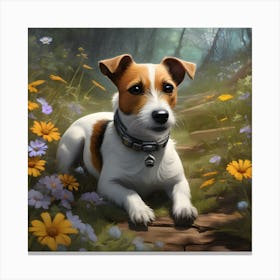 Jack Russell Terrier Canvas Print