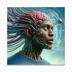 Cyborg Canvas Print