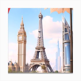 Eiffel Tower Canvas Print