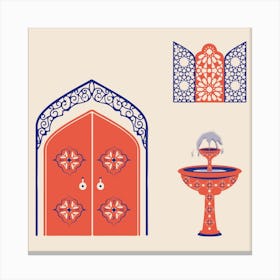 Islamic Door Canvas Print