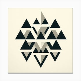 Geometric Triangles 2 Canvas Print