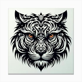 Tribal Tiger Canvas Print