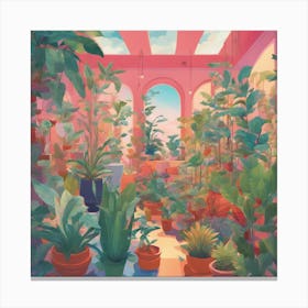 Pink Garden Canvas Print