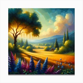 Landscape Painting 200 Canvas Print