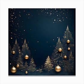 Christmas Tree Background 17 Canvas Print
