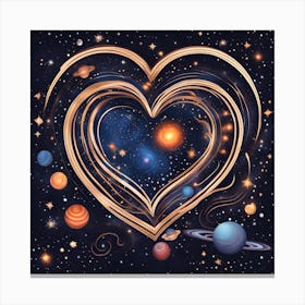 Heart Of Space 1 Canvas Print