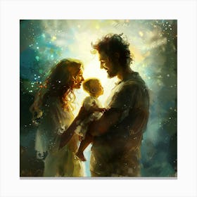 Love Of A Family Canvas Print