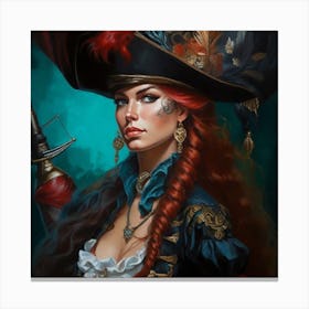 Pirate Girl 1 Canvas Print