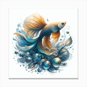 Aquarium fish 2 Canvas Print