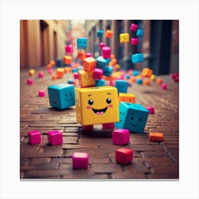 Cubes Canvas Print