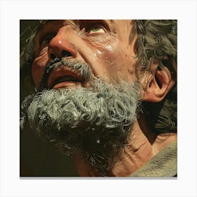 Portrait Of An Old Man 1 Canvas Print