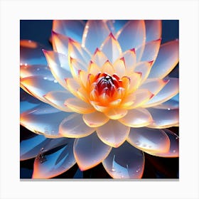 Crystal flower 1 Canvas Print