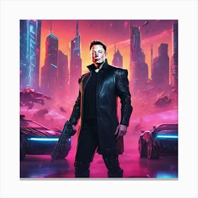 Futuristic Cityscape 73 Canvas Print