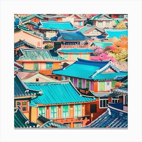 Korean City 1 Canvas Print
