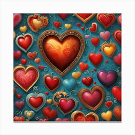 Valentine'S Day 3 Canvas Print