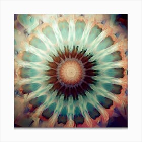 Psychedelic Flower Canvas Print