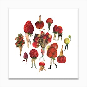 Strawberry Patch Canvas Print