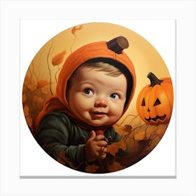 Jack-O-Lantern Canvas Print