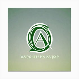 O P logo Canvas Print