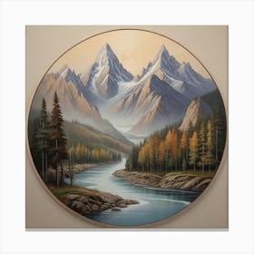 Mountain Landscape Canvas Print