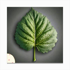 Tobaccoo leaf Canvas Print