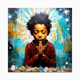 Bless Up - Dear Child Canvas Print