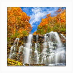 Waterfalls In The Smoky Mountains Canvas Print