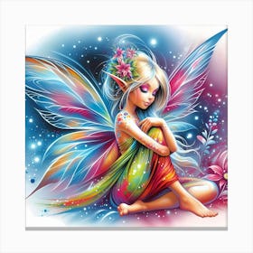 Rainbow Fairy 3 Canvas Print