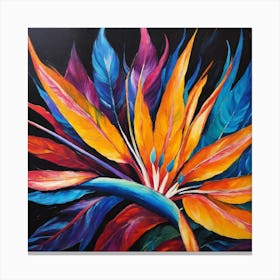 Flower of Bird of Paradise 5 Canvas Print