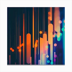 Abstract Abstract Stock Trading Canvas Print