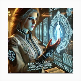 Eira Solis Knowledge Seeker Canvas Print