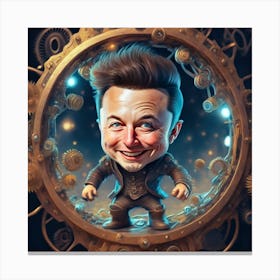 Elon Musk Canvas Print