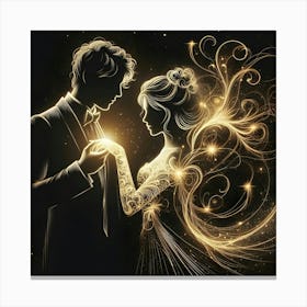 Fairytale Couple Canvas Print