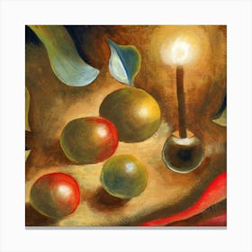 Candle Light Canvas Print