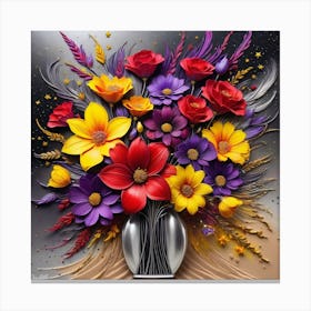 Flowers In A Vase 24 Canvas Print