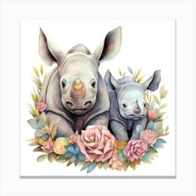 Baby Rhino Toile