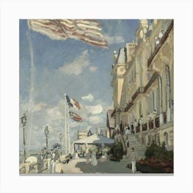 Claude Monet'S Hotel Canvas Print